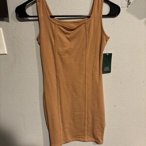 Tan/Brown bodycon dress